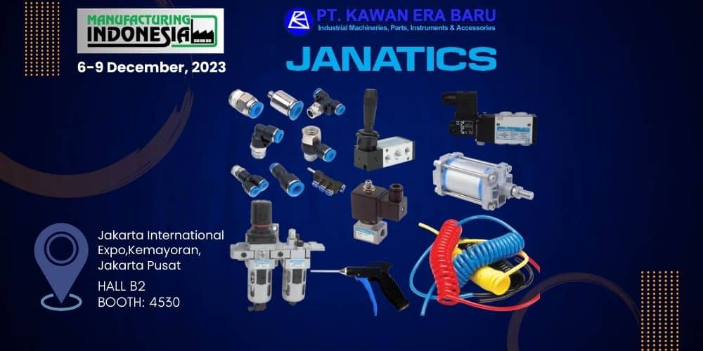 Janatics Pneumatic Hadir di Manufacturing Indonesia 2023